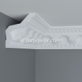 Polyurethane Decorative Dential Crown Moldings